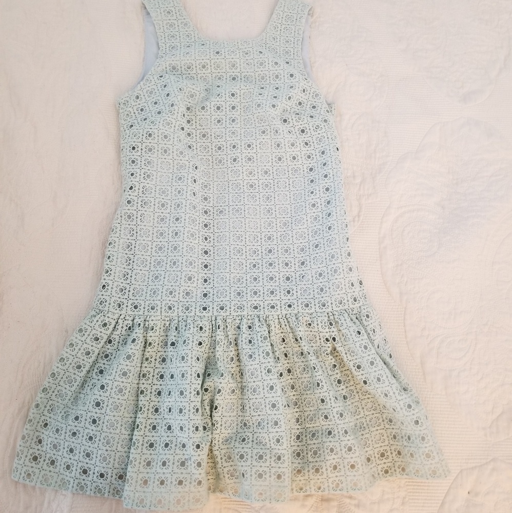 Mint lace dress